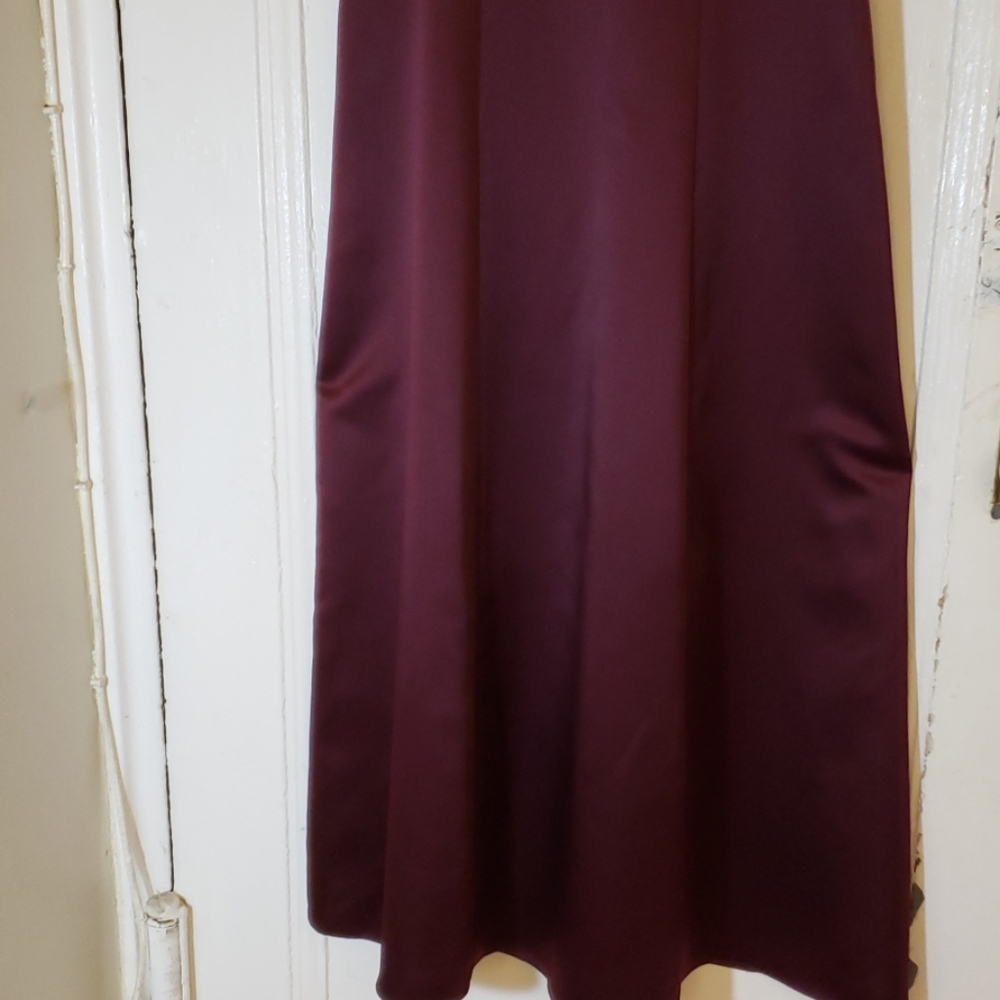 Dave & Johnny Plum Maxi Gown Size 7-8 - Picture 6 of 8